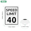 Unique Bargains Aluminum Weather Resistant Waterproof Rust Free Traffic Sign 1 Pc - 3 of 4