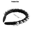 Unique Bargains Women's Fashion Faux Pearl Braided Tape Headband Hairband 0.79 Inch Wide 1 Pc - 4 of 4