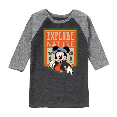 Boys' - Disney - Explore Nature Raglan Graphic T-Shirt