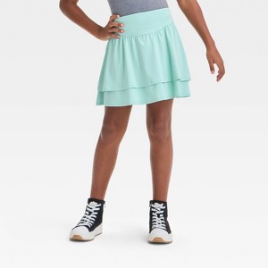 Girls' Tiered Mini Skirt - art class™ - 1 of 3
