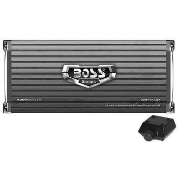 Boss Audio Systems AR4000D Armor 4000 Watt Monoblock Class D 1-Ohm Stable Car Audio Amplifier Amp with Mosfet Power Supply and Remote Control