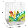 Prevue Hendryx 91320 Square Roof Bird Cage Kit, White, 5/8" - 3 of 3