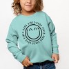 The Juniper Shop SmileyWorld Good Vibes Outline Toddler Sweatshirt - 3 of 4