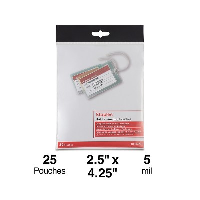 Staples Laminate Id Cards