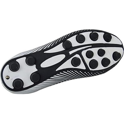 Vizari Men's Stealth Firm Ground Outdoor Soccer Shoes - Black/White - 10 — фото 3