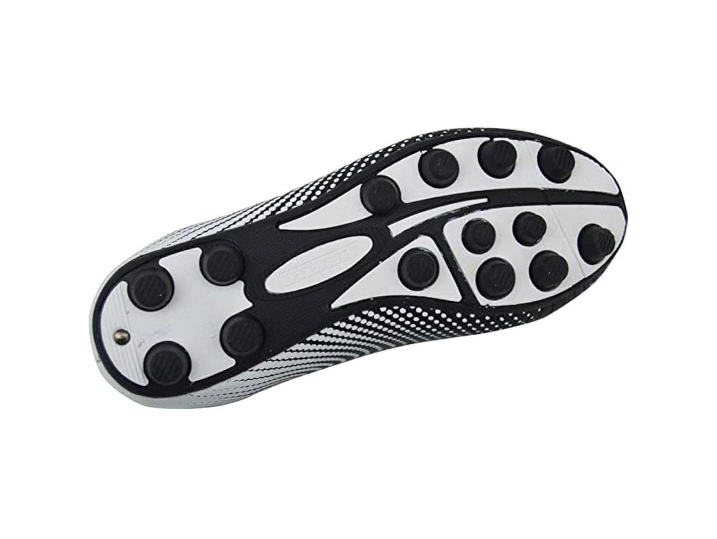 Мужские кроссовки Vizari Stealth Firm Ground Outdoor Soccer Shoes - Black/White - 10, цвет: Чёрный — фото 3