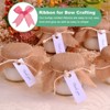 Unique Bargains Burlap Wired Edge Durable Thick Fabric Ribbons for DIY Crafts 1 Pc - 4 of 4