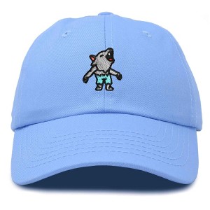 Dalix Werewolf Embroidered Moon Dad Hat Cotton Baseball Cap Adjustable Mens - 1 of 4
