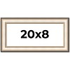 PosterPalooza | Panoramic Contemporary Silver Frame - UV Acrylic, Foam Board Backing, Hanging Hardware - 2 of 4