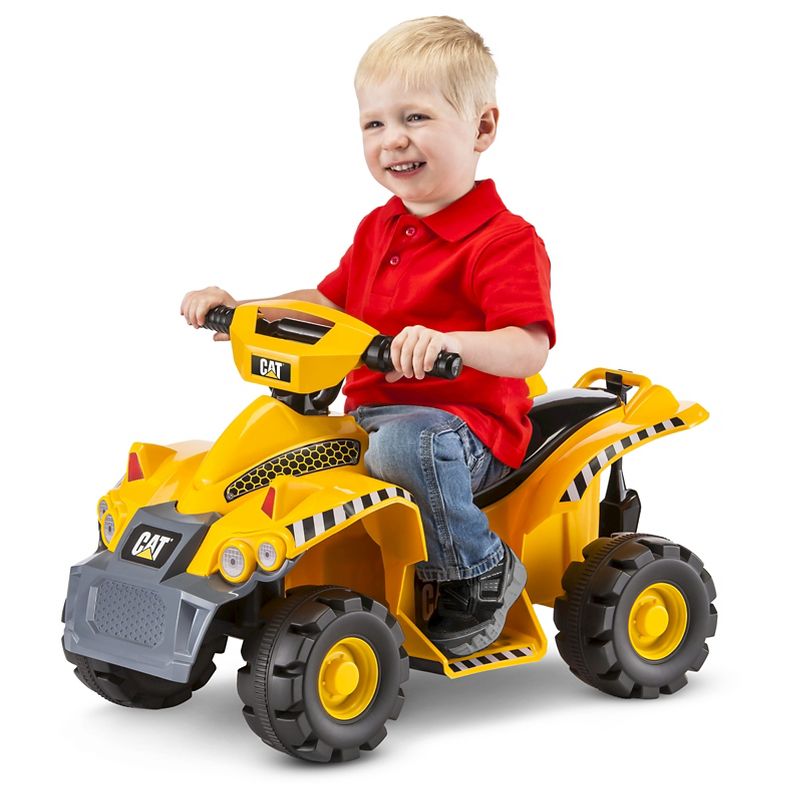 Kid Trax 6V CAT Toddler Quad Powered Ride-On - Yellow, 4 of 11