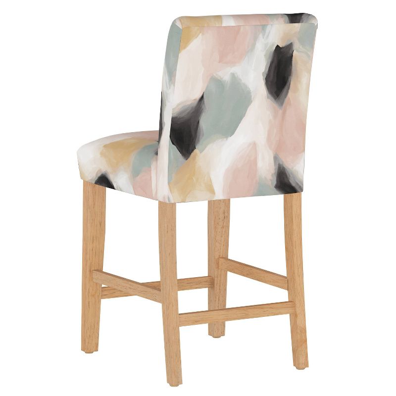 Skyline Furniture Hendrix Counter Height Barstool Abstract Shapes Cloud, 5 of 9