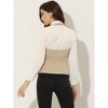 Allegra K Women's Halter Neck Vintage Sleeveless Button Down Waistcoat Vest - 4 of 4