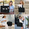 Generic Large Tote Bag Waterproof with 12 Pockets Top Zipper Closure Utility Teacher Nurse Bags - 3 of 4