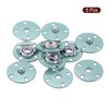 Unique Bargains Alloy Invisible Durable High Hardness Buckle Fasteners Press Studs Buttons 5 Pcs - 3 of 4