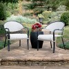 Leisure Made Monticello 3pc Wicker Seating in Black - image 2 of 4