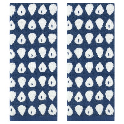 REGALWOVEN Cute Cartoon Pattern Cotton Soft Absorbent Decorative Hand Towel 14 x 30 Inch