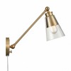 Elk Home Albany 1 - Light Swing Arm Lamp in  Brushed Gold - 4 of 4
