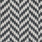 charcoal and ivory herringbone