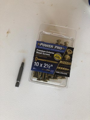 Power Pro Screws, Wood, Exterior, 3 Inch - 83 screws, 1 lb