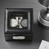 Personalization Mall Vegan Leather 2 Slot Watch Box - 4 of 4