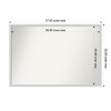 Amanti Art Incline Non-Beveled Wood Framed Bathroom Vanity Wall Mirror - 3 of 4