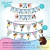 Treasures Gifted Afro Unicorn Party Supplies - Complete Set for 16 Guests - Plates, Tablecloth, Banner, Balloons & Napkins - 4 of 4