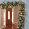 National Tree Company 9 ft. Golden Bristle Garland with Clear Lights - 2 of 4