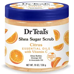 Dr Teal's Citrus Shea Sugar Body Scrub - 19oz