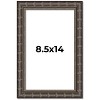 PosterPalooza | 8.5x14 Modern Bamboo Picture Frame, UV Acrylic, 5 Finishes - 2 of 4