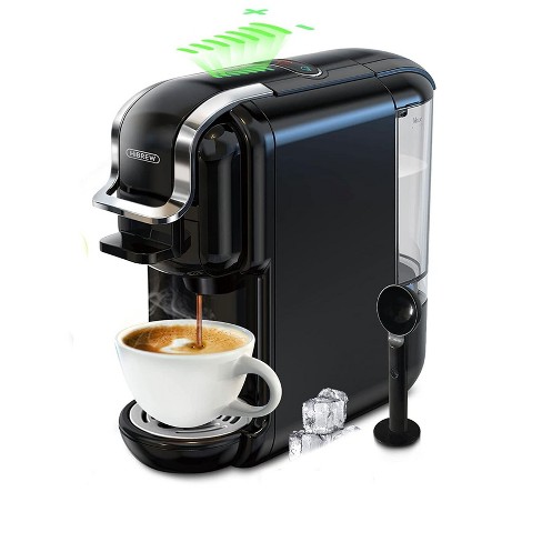 4-in1 Single-Serve Latte, Iced, and Hot Coffee Maker, Black