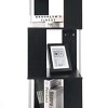 Kumasinova 5/6-Tier Rotating Bookshelf with Acrylic Panels(&Anti-Tip Base),360° Rotation Floor Display Book Shelf,Creative Bookcase for Living Room - 4 of 4
