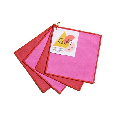 Atelier Saucier Cocktail Napkins, Set of 4