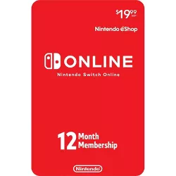 Nintendo Switch Online 12-Month Individual Membership - Nintendo Switch (Digital)
