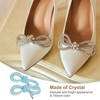 Unique Bargains Fashion Diamond Crystal Shoe Laces with Net for Sweatpants Shorts 4 Pcs - 4 of 4