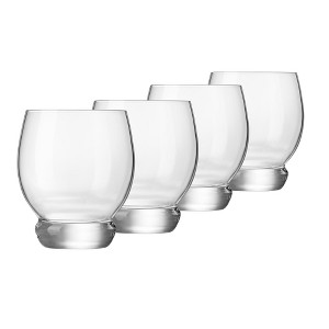 Luigi Bormioli Backdoor 20's DOF Whiskey Glasses - Set of 4, 15.25 Oz. Tumblers - Crafted in Italy with Ultra-Clear & Durable Lead-Free Crystal - 1 of 4