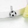 Sterling Silver Soccer Charm - Sport Bead for Bracelets, Gift for Women & Soccer Players - 2 of 4