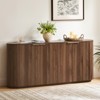 Spruce & Spring 70-inch Wide Modern Sideboard Cabinet with Semi-Cylindrical Columns - 2 of 4