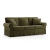 MINIMORE Modern Style 87.4"W Fiona 3Seater Sliper Cover Classic Sofa - 3 of 4