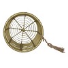 Utensil Caddy Brass Metal with Jute Tassel by Foreside Home & Garden - 3 of 4