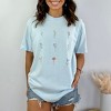 Simply Sage Market Women's Wildflower Flower Chart Short Sleeve Garment Dyed Tee - 2 of 4