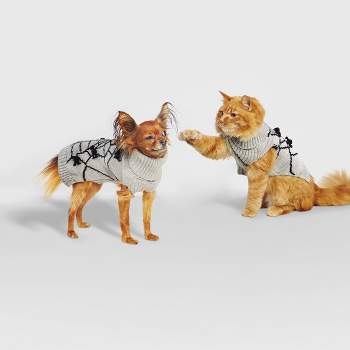 Halloween Pom Pom Spider Cat and Dog Sweater - Hyde & EEK! Boutique™