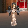 Northlight 49.25" LED Lighted White and Gold Angel Christmas Decoration - 2 of 4