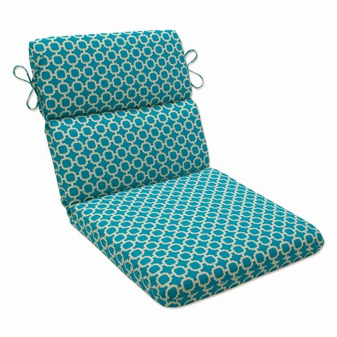 Outdoor chair cushions teal sale