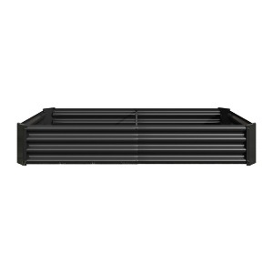 Dolonm Raised Garden Bed Kit - Metal Raised Bed Garden  for Flower Planters, Vegetables Herb Green - 1 of 4