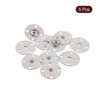 Unique Bargains Alloy Invisible Durable High Hardness Buckle Fasteners Press Studs Buttons 5 Pcs - 3 of 4