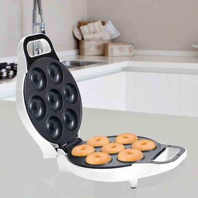 Courant Mini Donut Maker Machine, Makes 7 Doughnuts - Black : Target