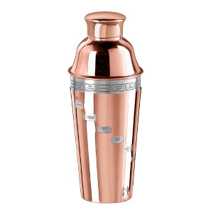 Oggi 34oz Dial a Drink Cocktail Shaker Copper: Stainless Steel, Hand Wash, 11.25" Height, 4.88" Width, 1.4 lbs - 1 of 4