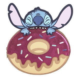Disney Stitch Donut Cosmetic Bag - 1 of 4