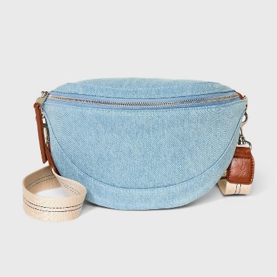 Belt Bag Universal Thread Blue Denim Target