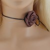 Unique Bargains Women's Fashion Rose Adjustable Choker Necklace 1 Pc - 2 of 4